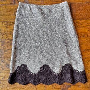 Victoria’s Secret Body By Victoria Twill Skirt with Lace - Size 2